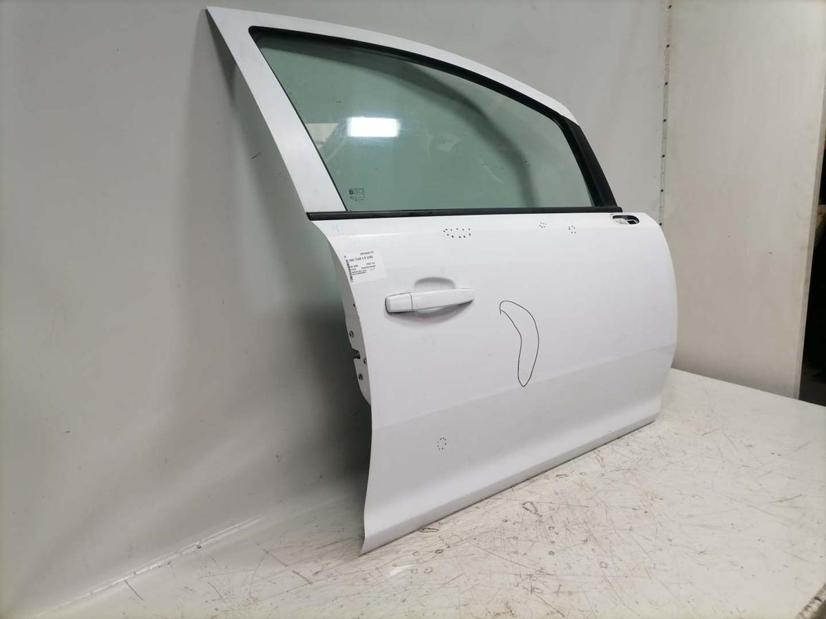 Opel Corsa D original T&uuml;r vorn rechts Y474 Casablancawei&szlig; Rohbau 5 T&uuml;rer BJ08